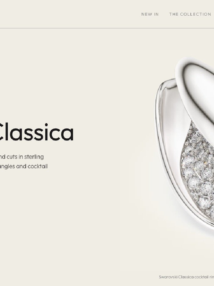 Swarovski — sales funnel for the new-in jewellery